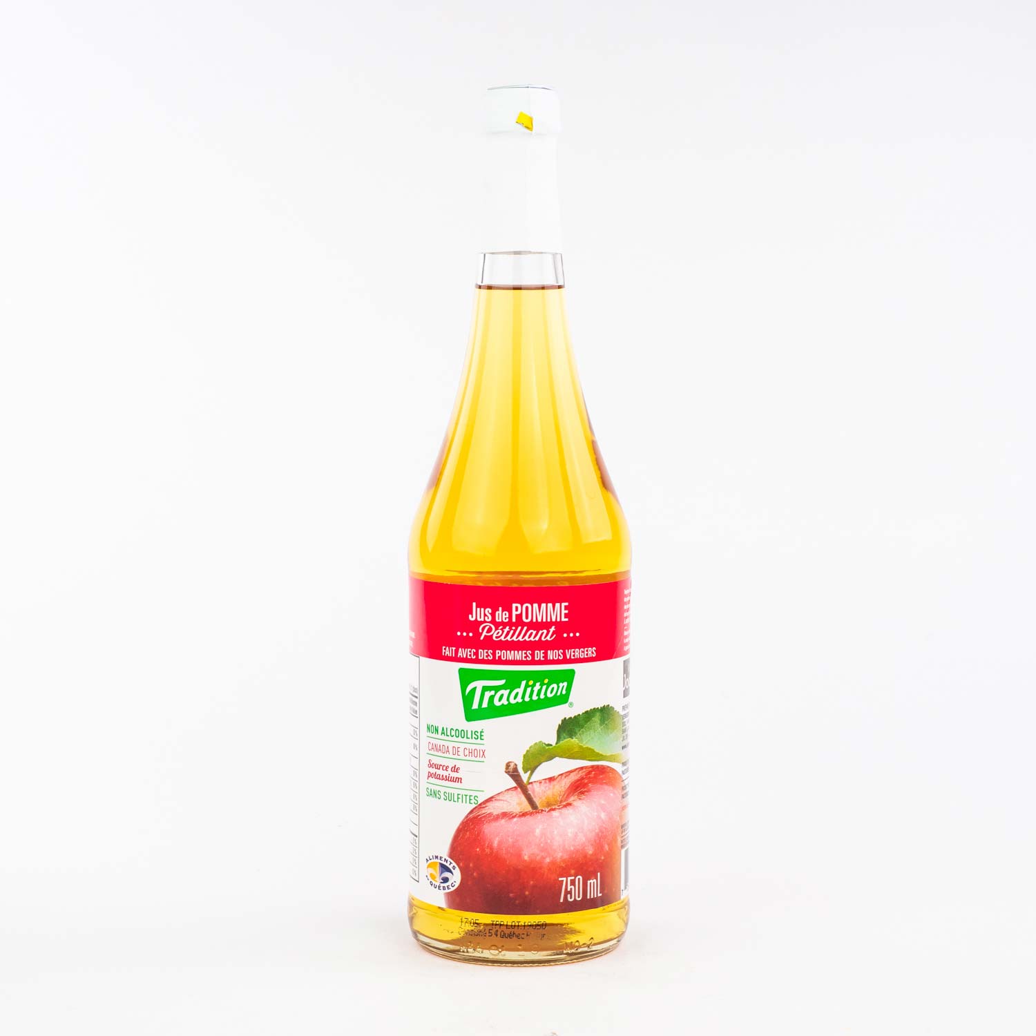 Jus de pomme pétillant - 750 ml - Cidrerie Lacroix