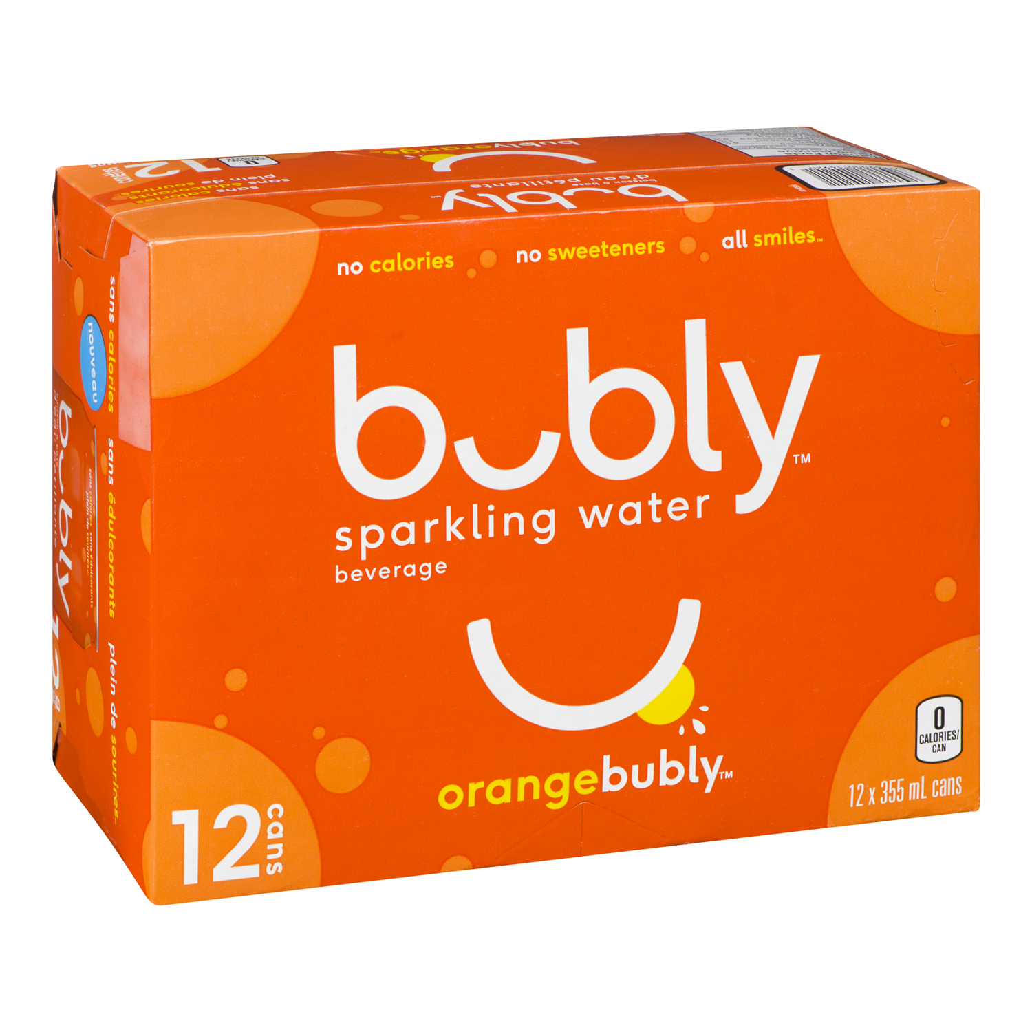 Bubly - Eau pétillante, 24 × 355 ml