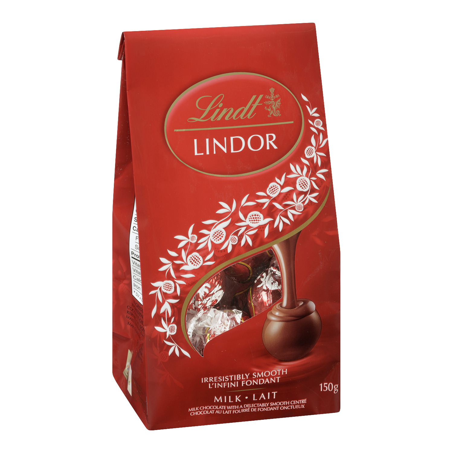 Lindt Sachet Truffes LINDOR au chocolat au lait - 150 g