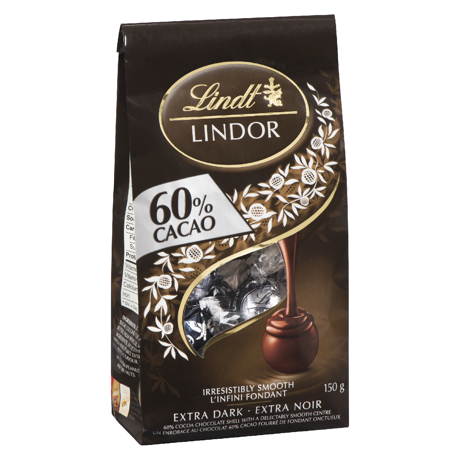 Lindt Sachet Truffes LINDOR au chocolat au lait - 150 g