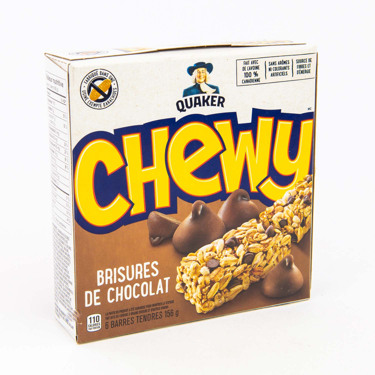 Chocolate Chips Chewy Bar 6 x 156 g Cereal bar Mayrand