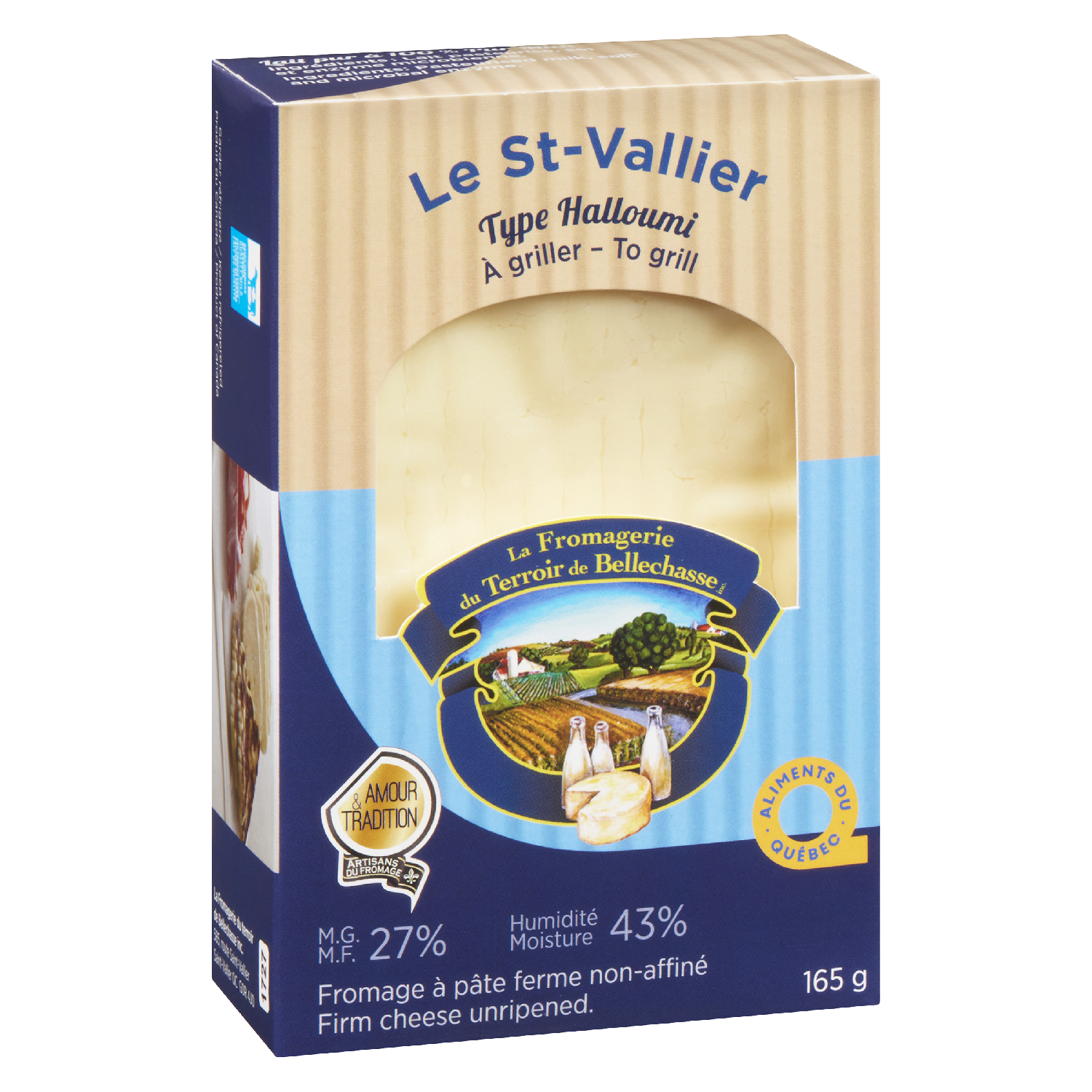 Fromage Type Halloumi à Griller 165 G Raclette Et Fondue Mayrand 