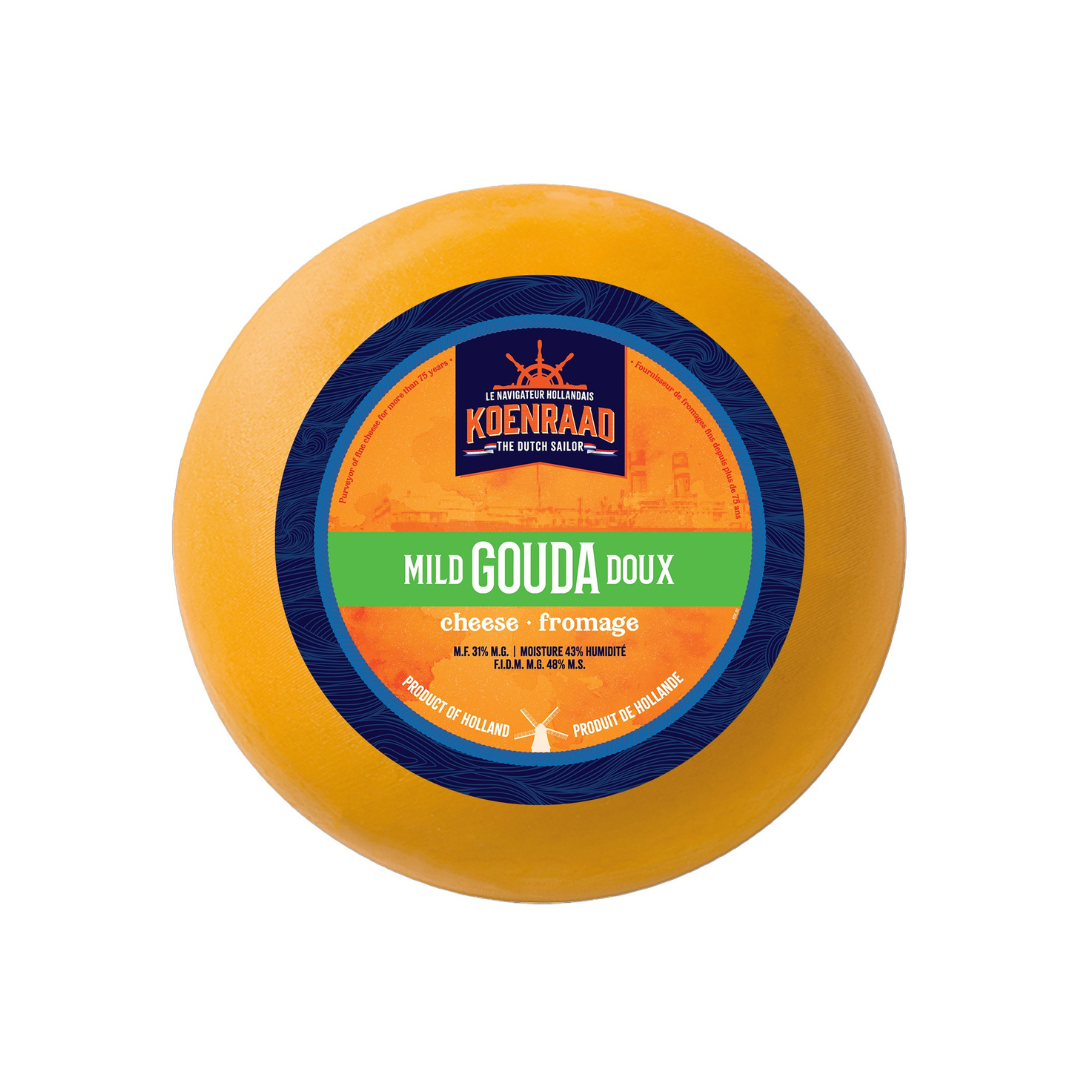 Mild Holland Gouda Wheel Gouda Havarti And Edam Mayrand