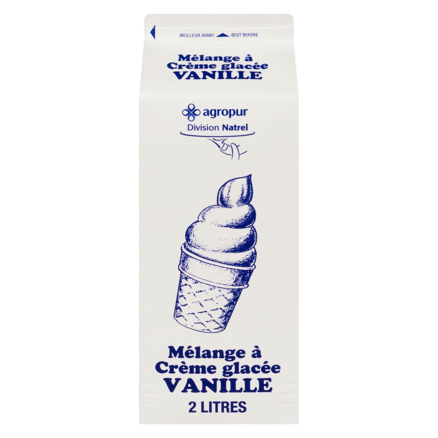 Crème glacée au yaourt et à la vanille - Malo