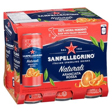 Aranciata Rossa Sparkling Water 330 ml - Sparkling water | Mayrand