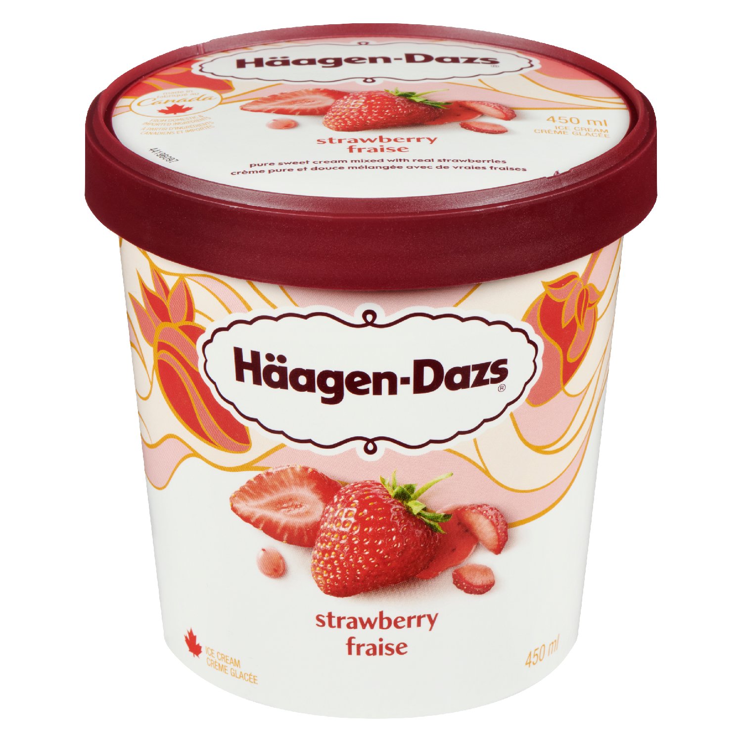 Strawberry Ice Cream 450 ml - Ice cream and sorbet | Mayrand