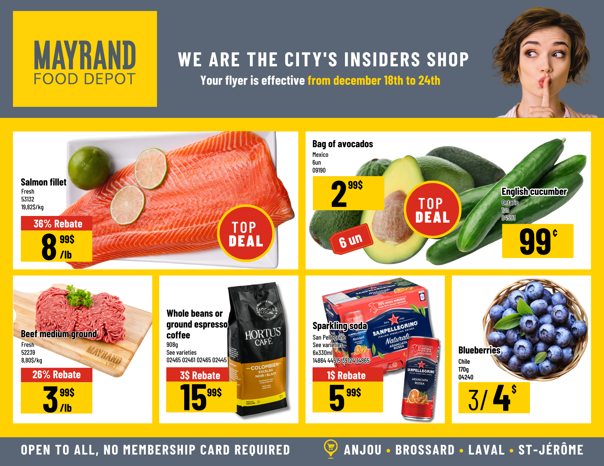 Weekly Special Prices | Mayrand Food Depot