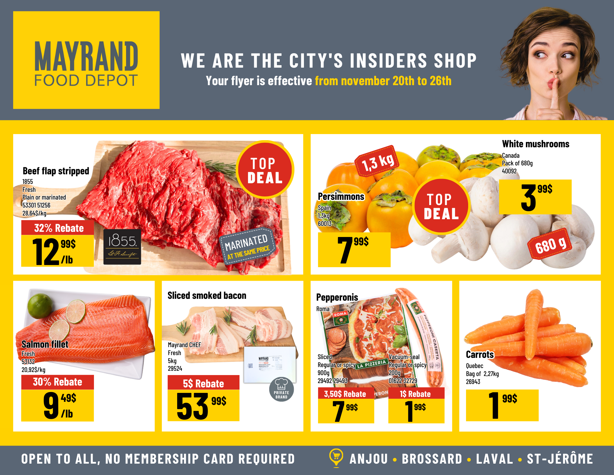 Weekly Special Prices | Mayrand Food Depot