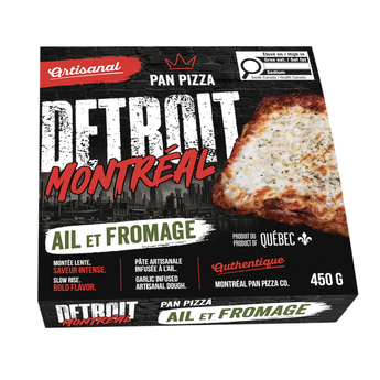 Pizza pan ail fromage