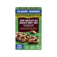 Barres sucrées salées chocolat noir