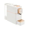 Cafetière espresso barista blanche