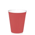 Triple Wall Insulated Red Hot Paper Cup 8 oz x25
