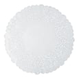 Round White Lace Paper Placemat 6