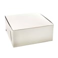 Boîte gâteau carton blanc 6,5''x6,5''x3,5'' x250
