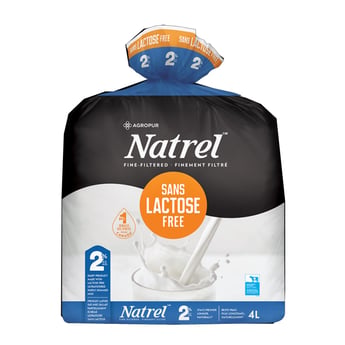 Lait 2% sans lactose