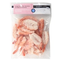 Crevettes crues roses d'Argentine style papillon 16/20