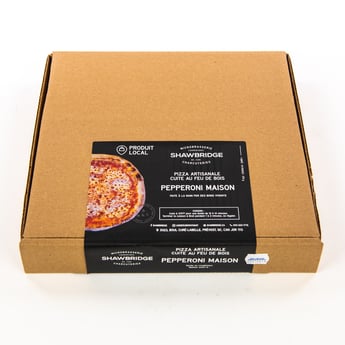 Frozen pepperoni pizza