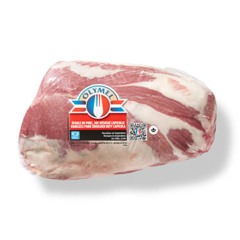 Épaule de porc soc désossée sous-vide fraîche