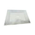 Plateau service blanc rectangle 9x13