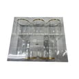 Verre vin clair bande or 12oz