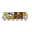 Oeuf biologique gros blanc 12 un