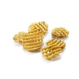 Frite coupe gaufrée croustillante avec pelure 6 x 4 lb