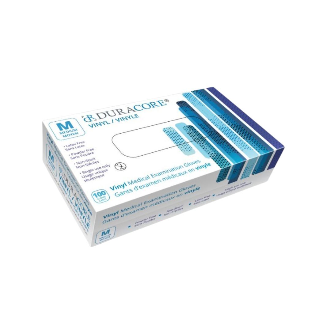 Non Powdered Medium Vinyl Glove
