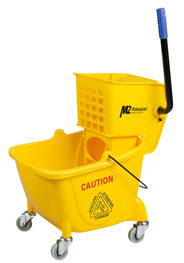 24.5L Yellow Side-Press Bucket