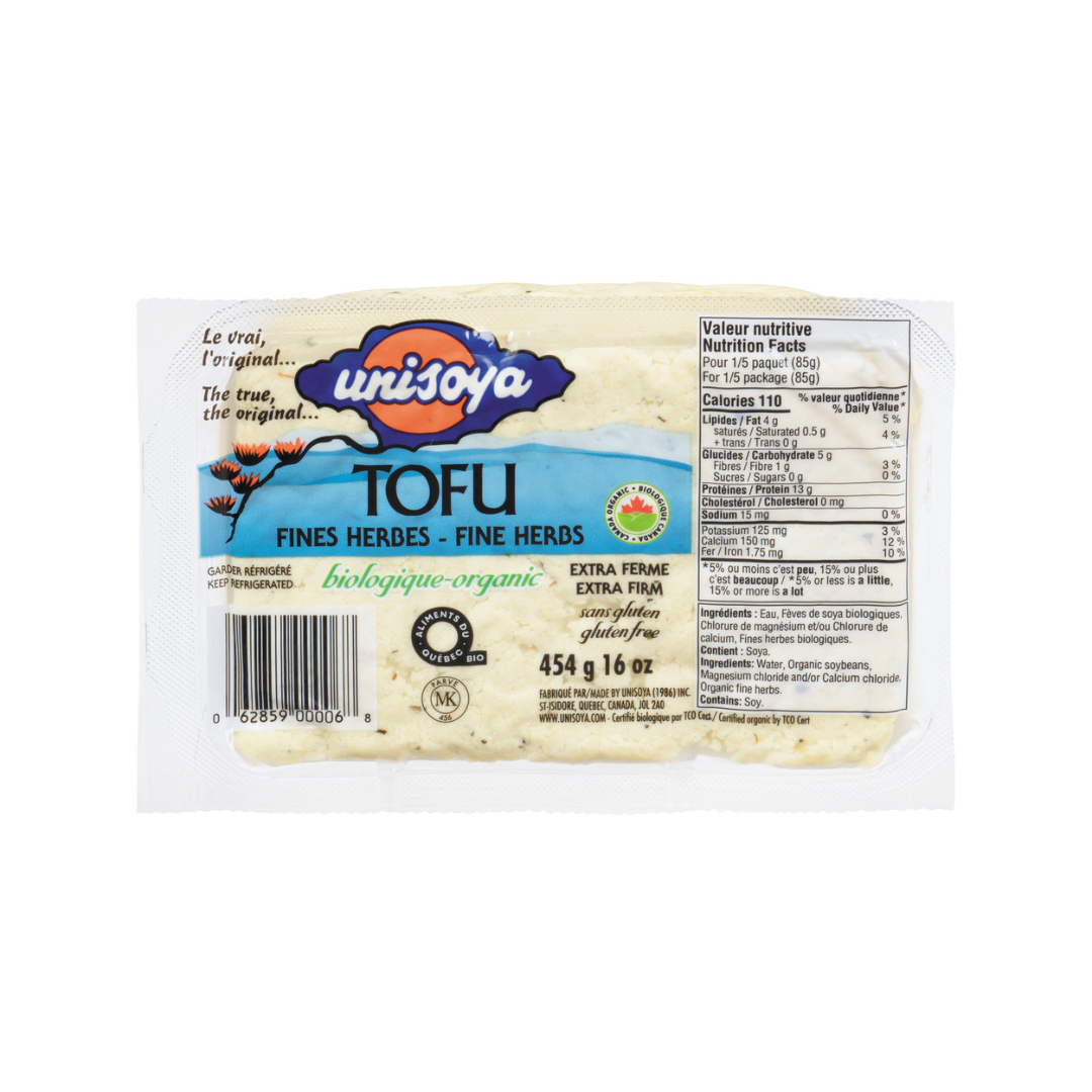 Organic Fine Herbs Tofu