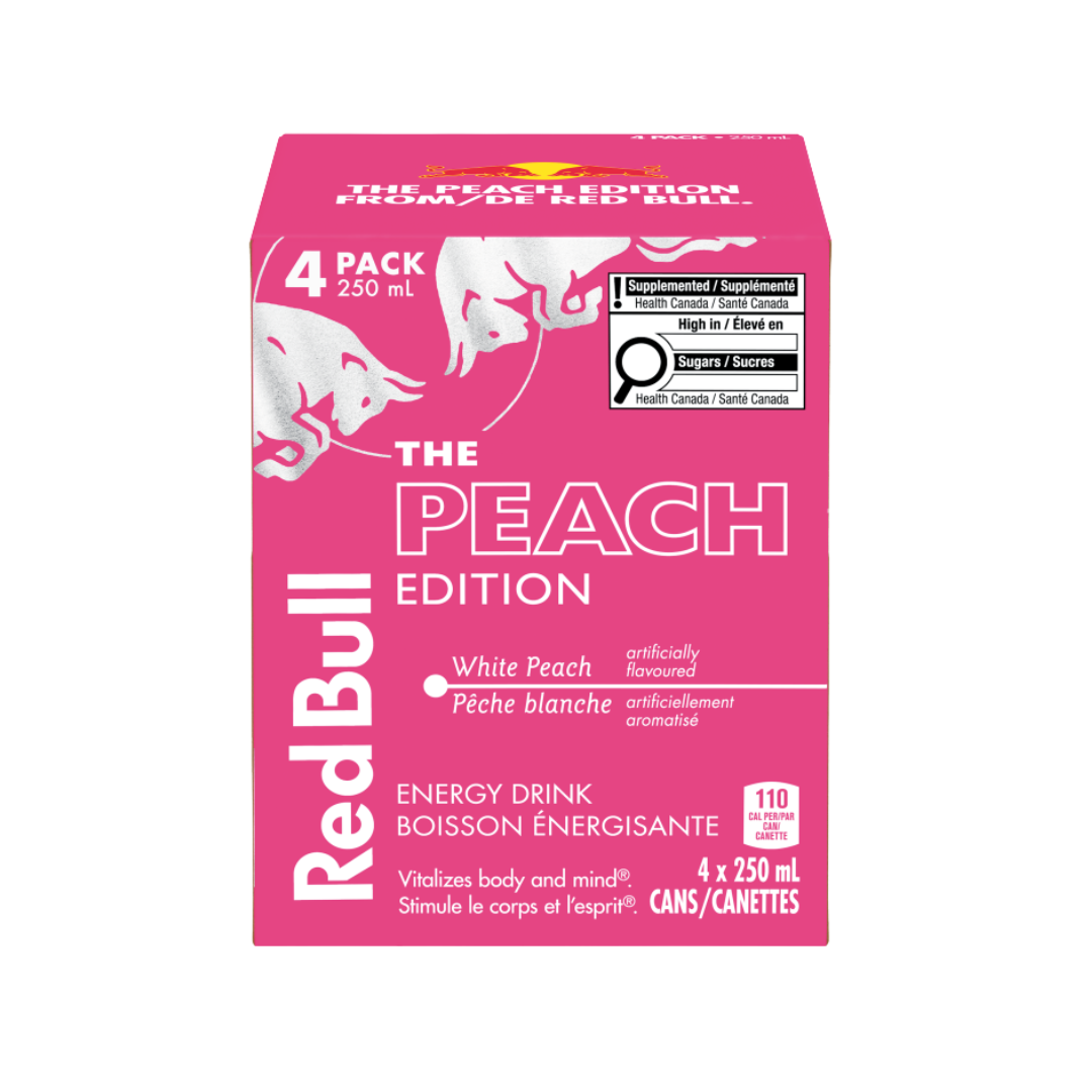 White Peach Energy Drink