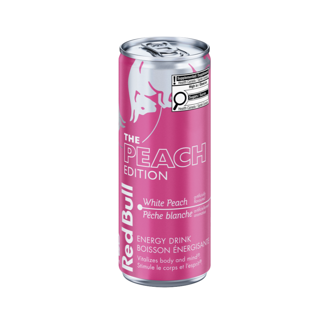 White Peach Energy Drink