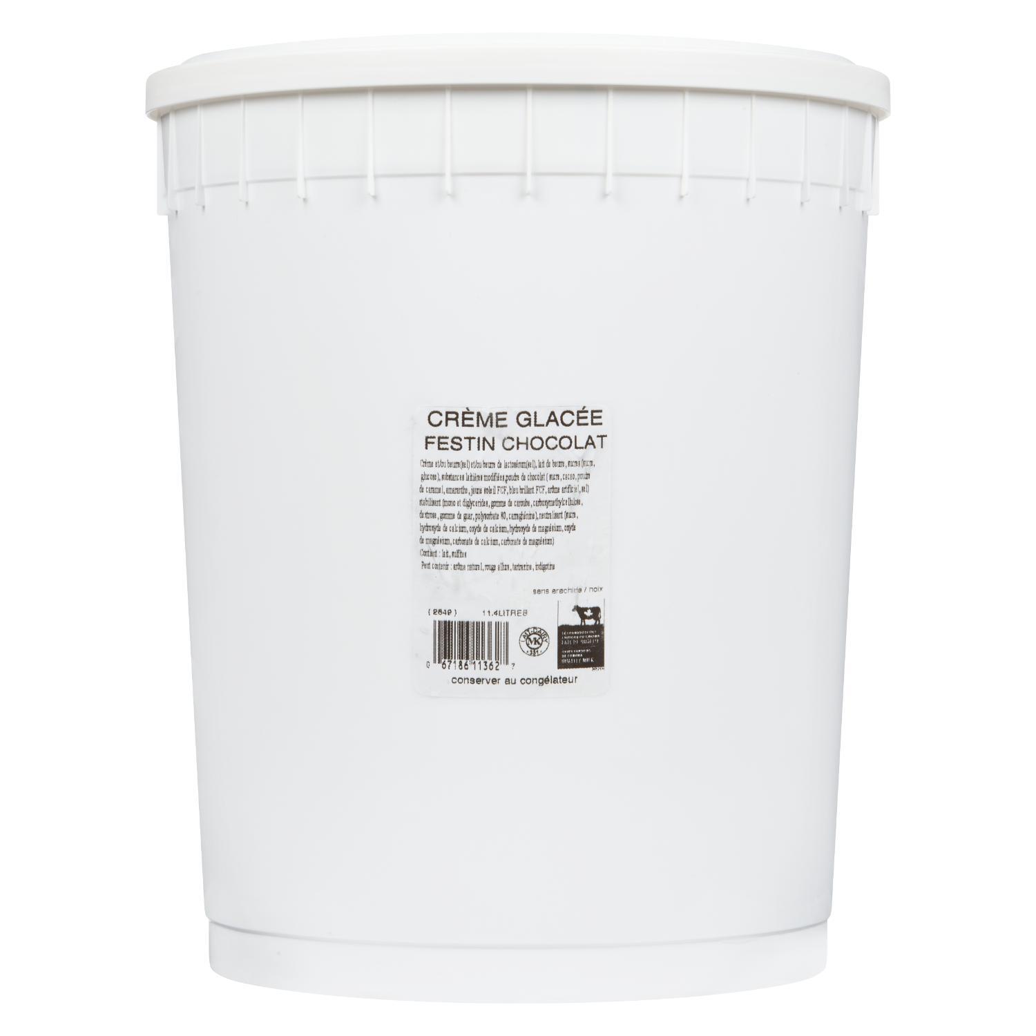 Crème glacée au chocolat 11,4 L-secondary-image