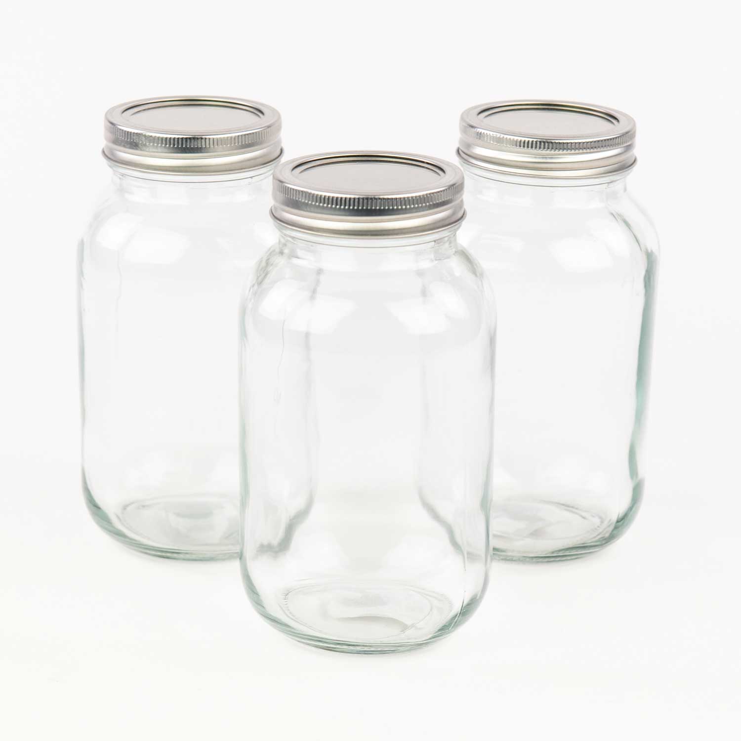 Pot Mason en verre 1L