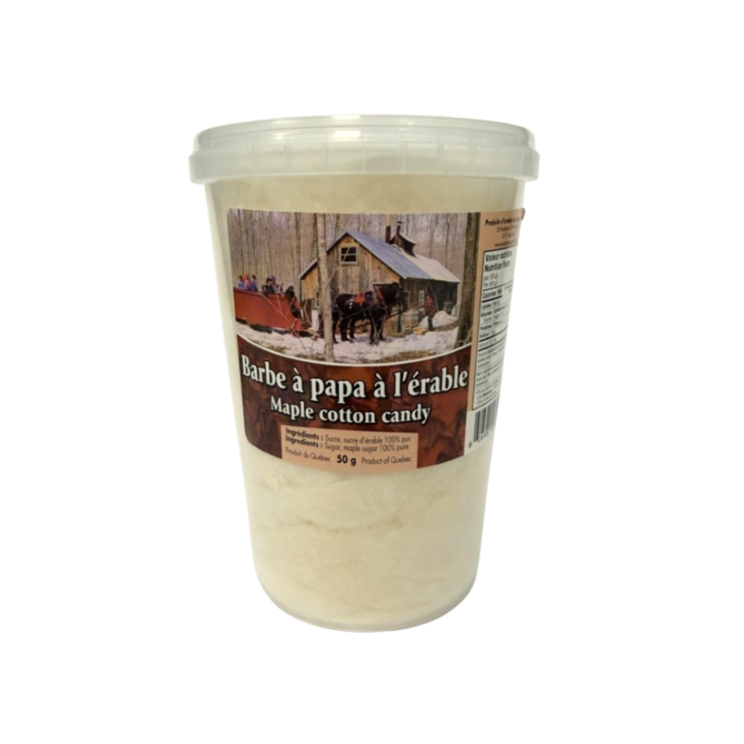 Barbe à papa à l'érable du Québec 250 g