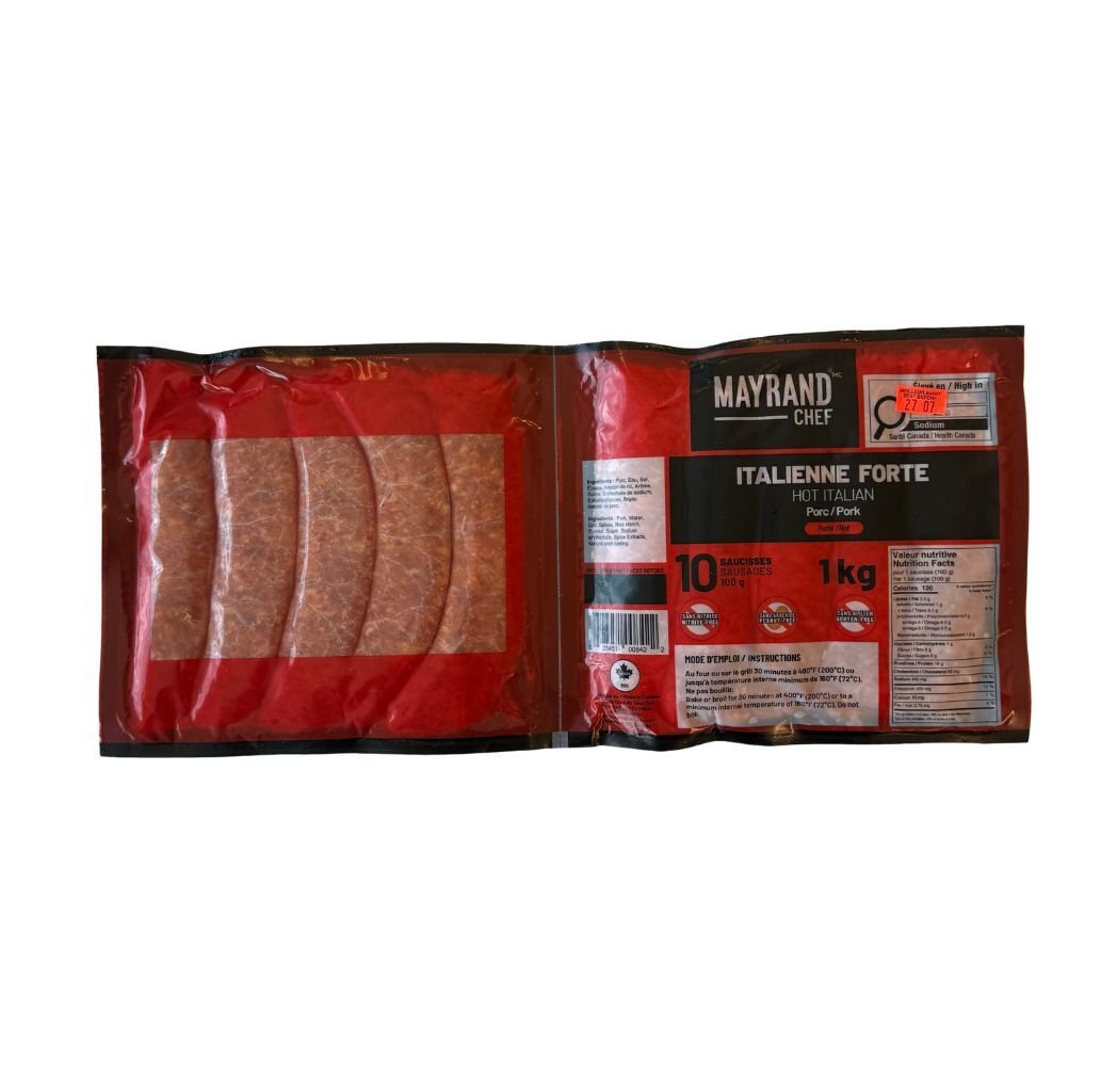 Saucisse italienne forte