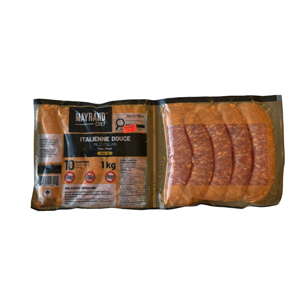 Saucisse italienne douce