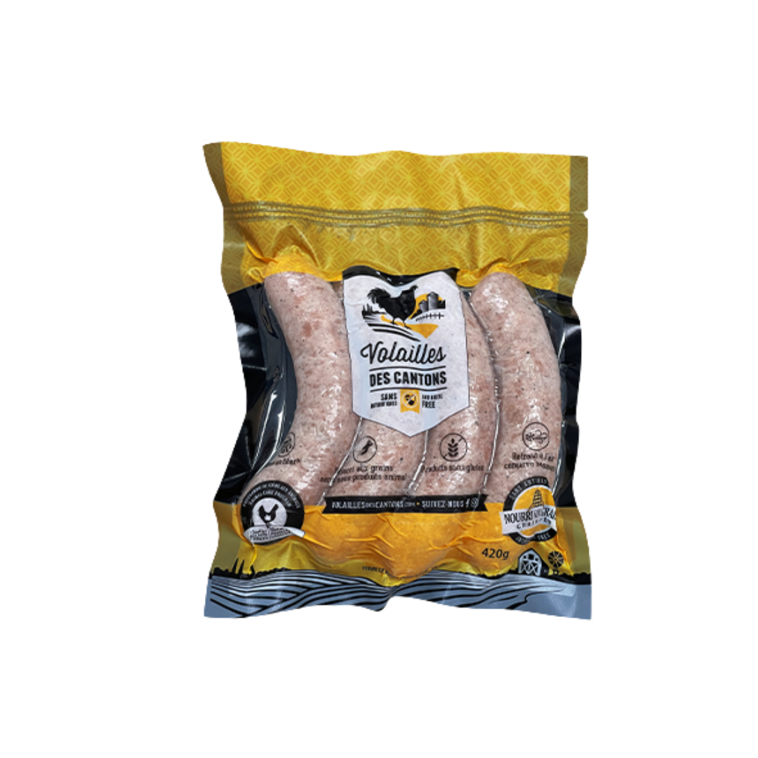 Saucisse au poulet pour déjeuner 420 g