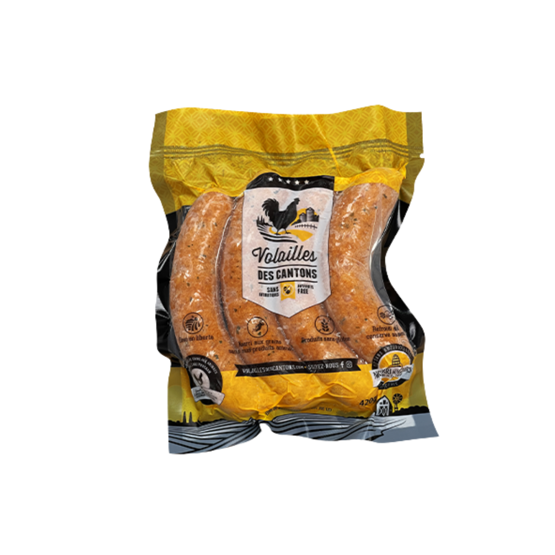 Saucisse au poulet fines herbes 420 g
