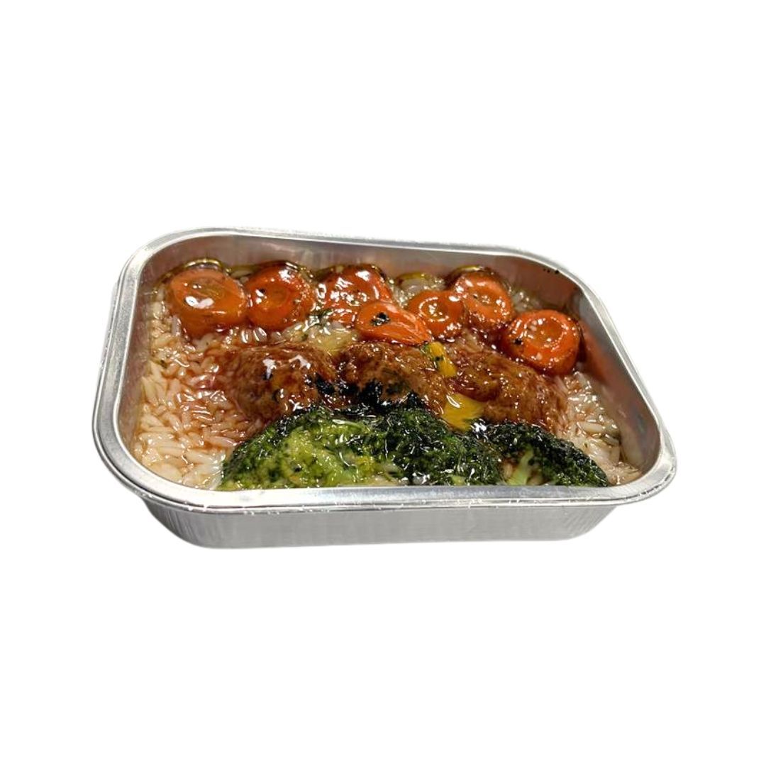 Peach Veal Meatballs