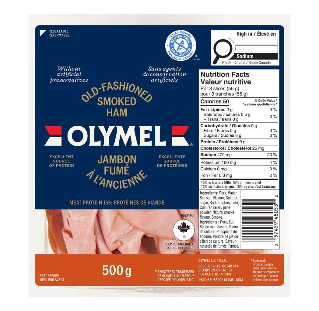 Sliced Old Fashion Smoked Ham 500 g