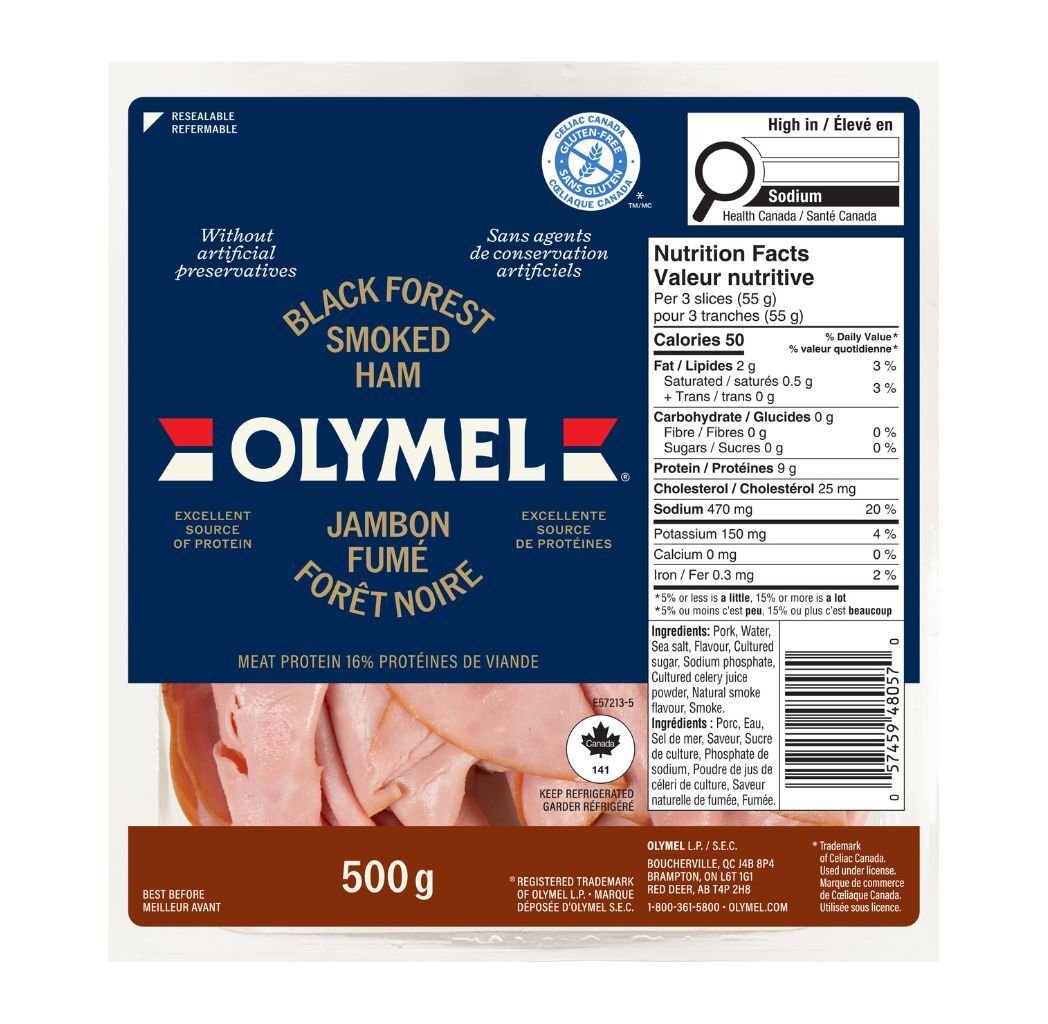 Sliced Black Forest Smoked Ham 500 g