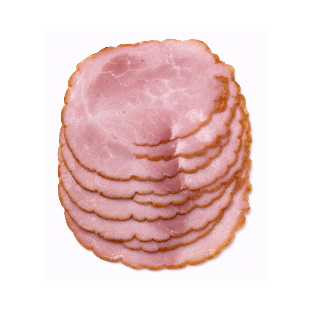 Jambon fumé à l'ancienne tranché