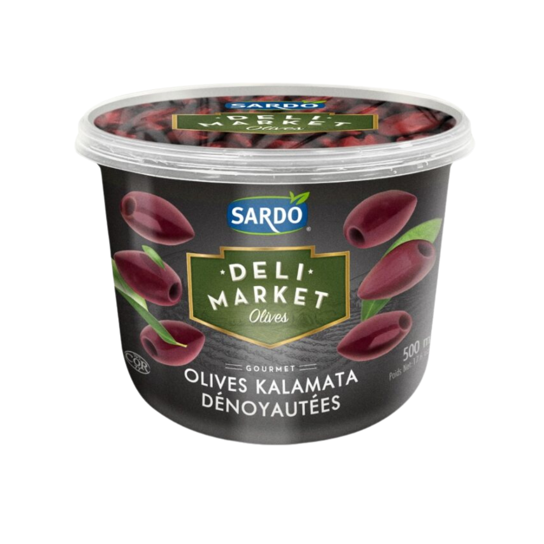 Olives kalamata dénoyautées
