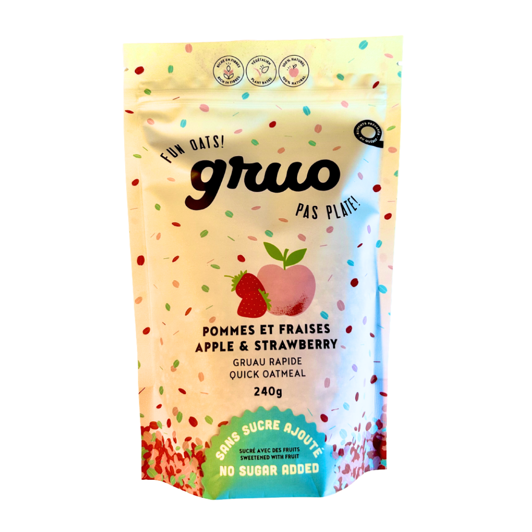 Gruau pomme fraise