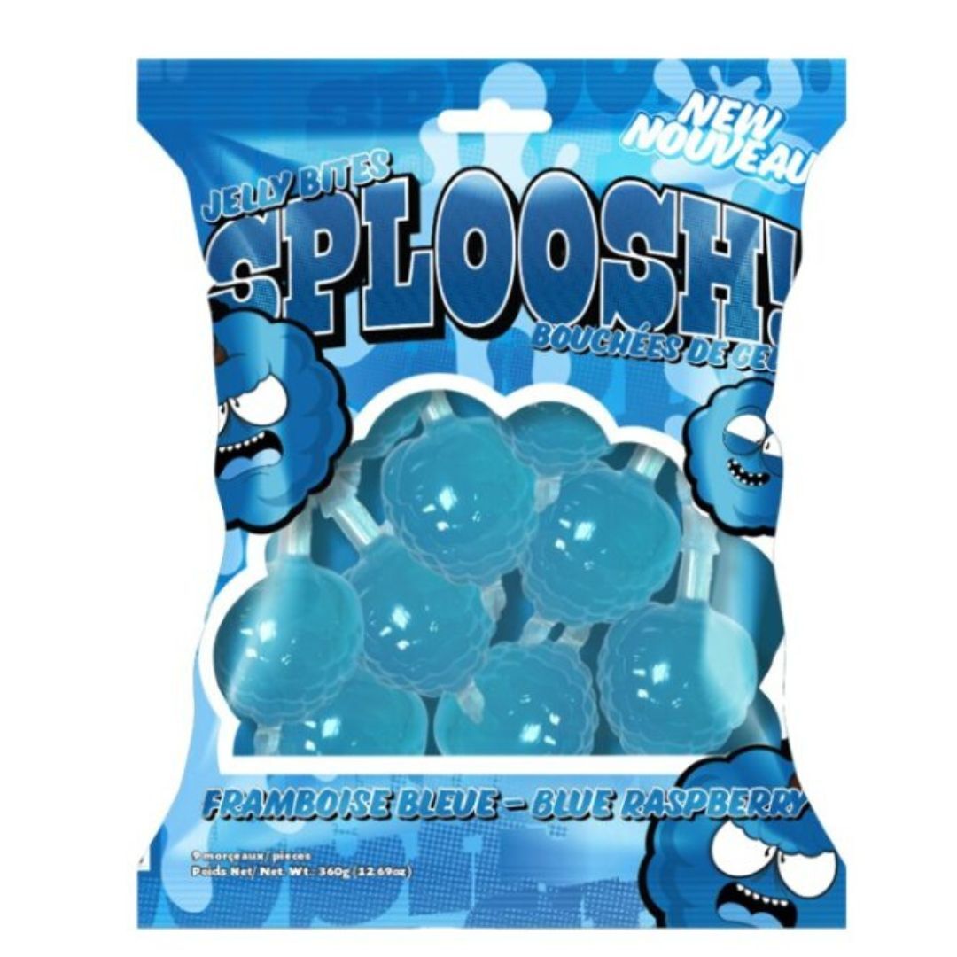 Bonbons framboise bleue