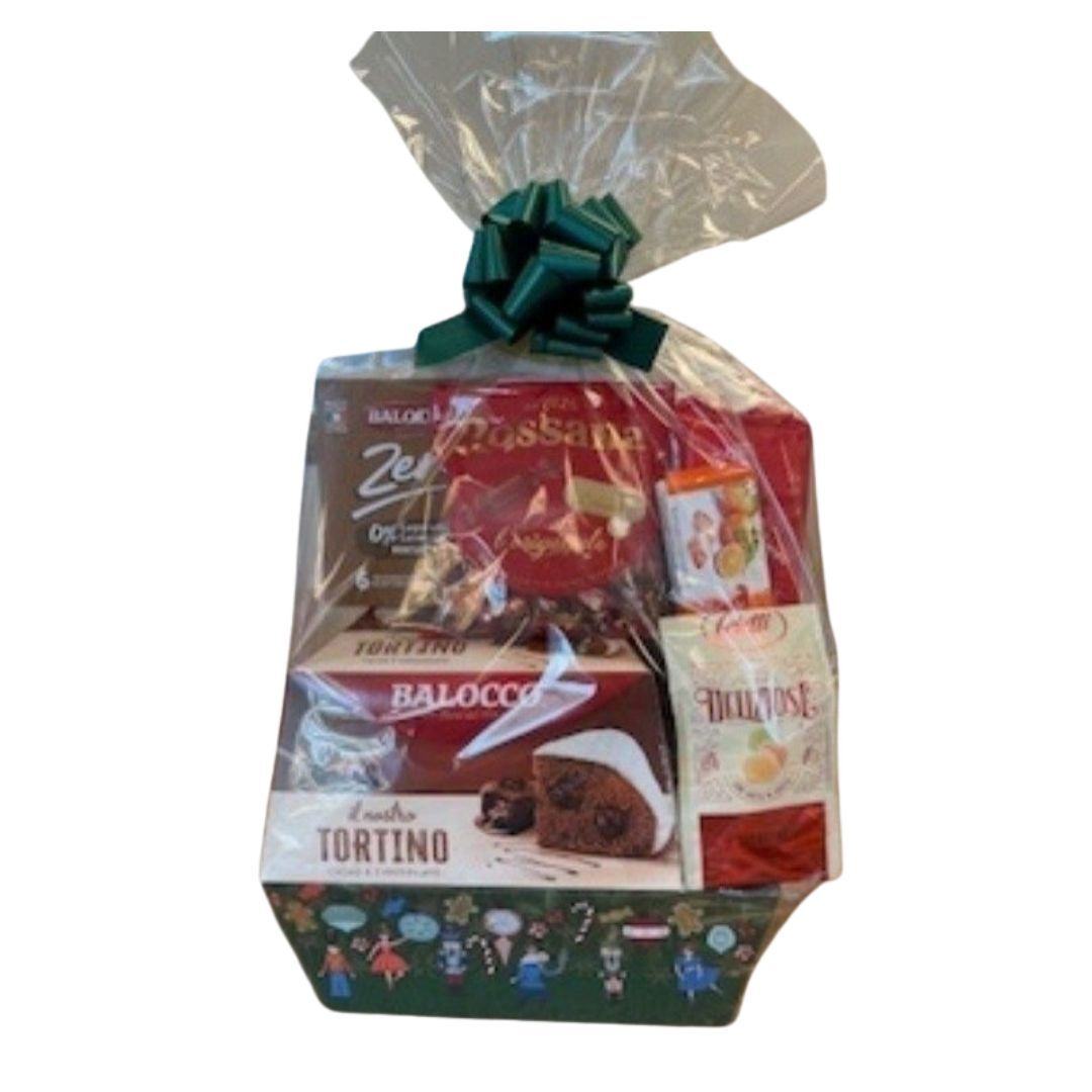 Panier cadeau panettone Tortino