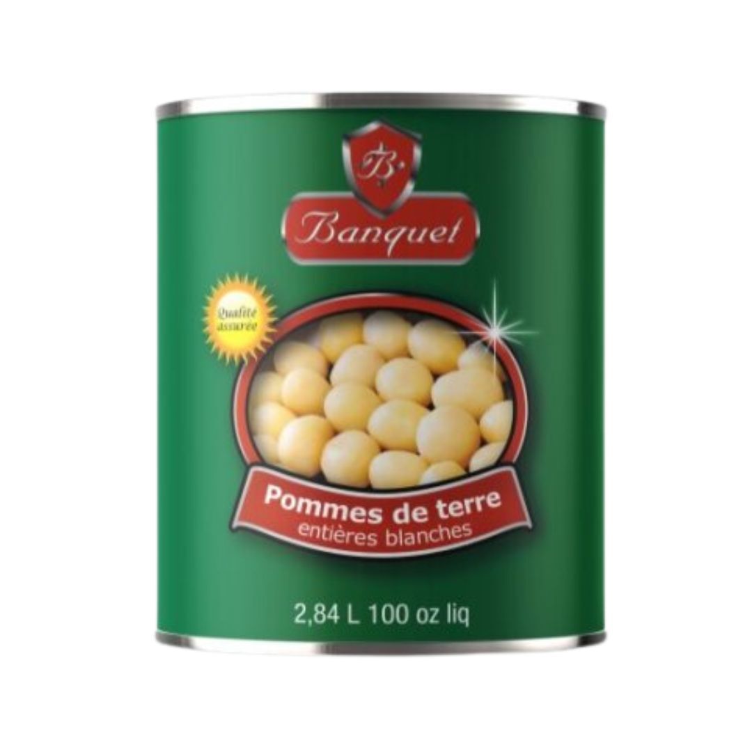 Pommes de terre blanches entières