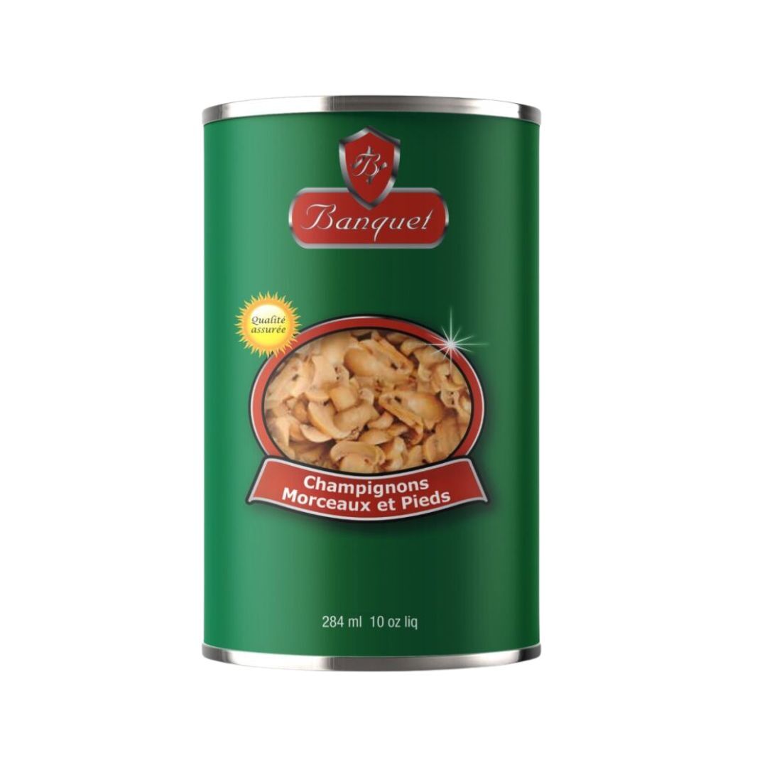 Champignons pieds et morceaux