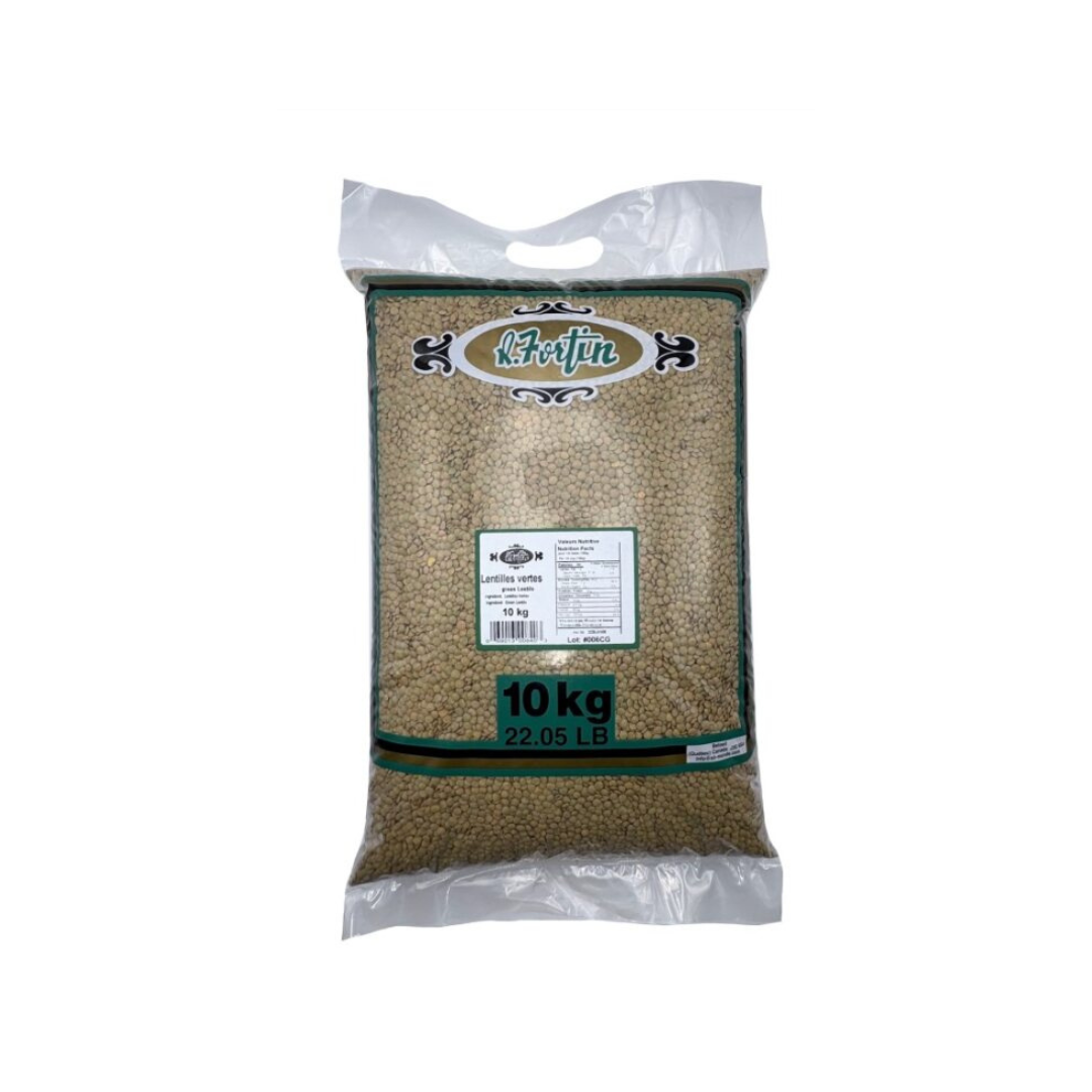 Lentilles vertes