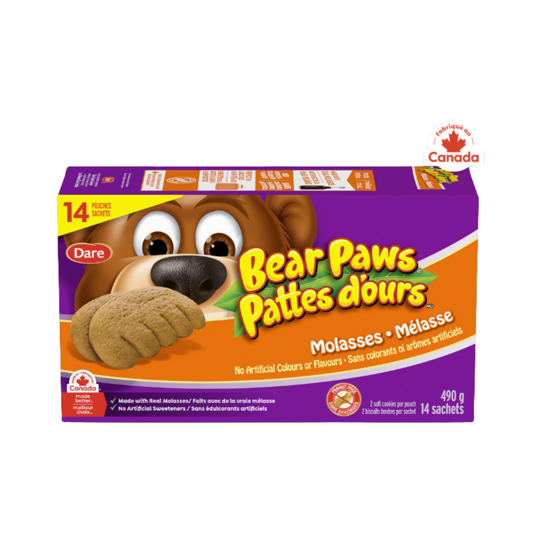 Biscuit pattes d'ours mélasse